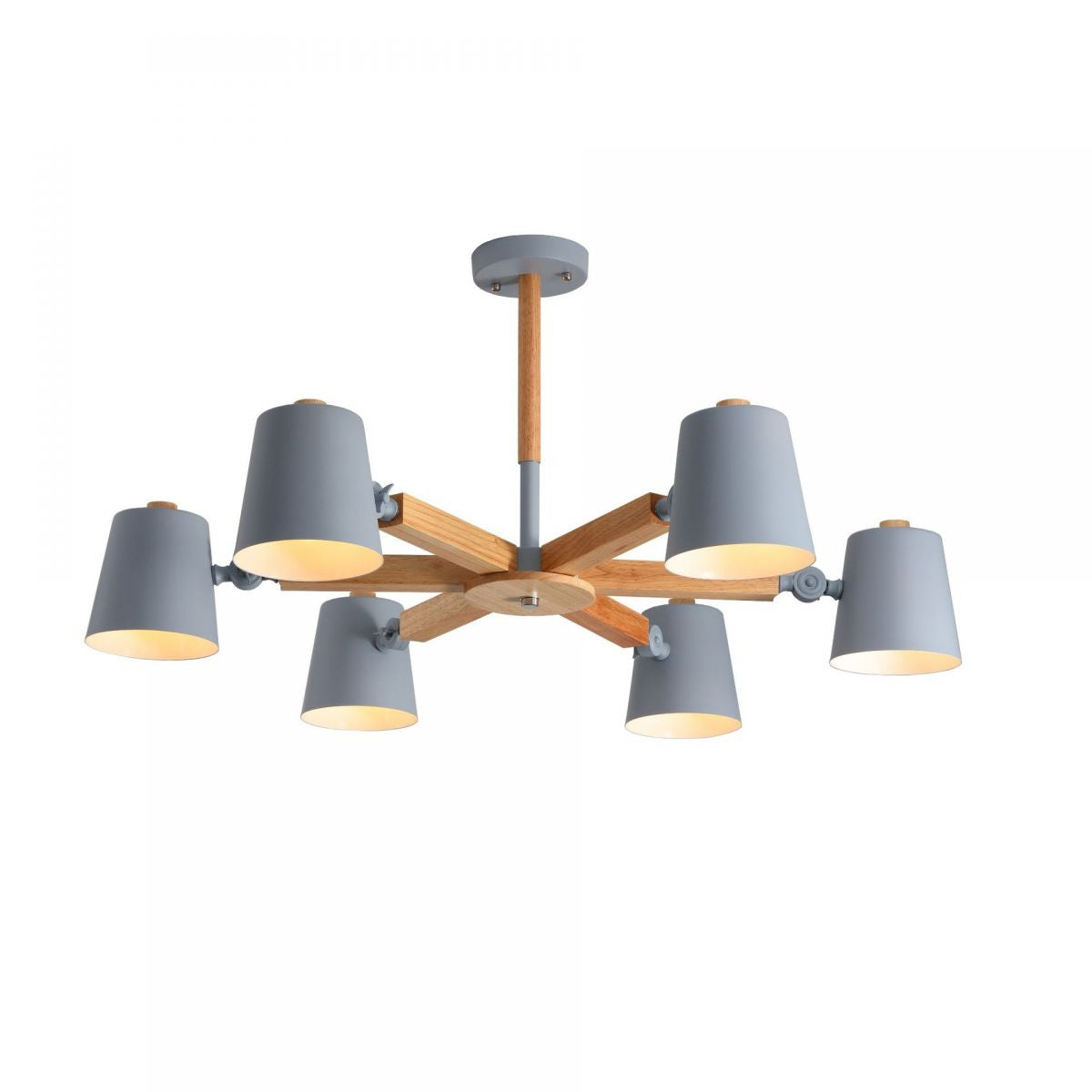 Conische kroonluchterlamp Moderne metalen hanglamp voor woonkamer