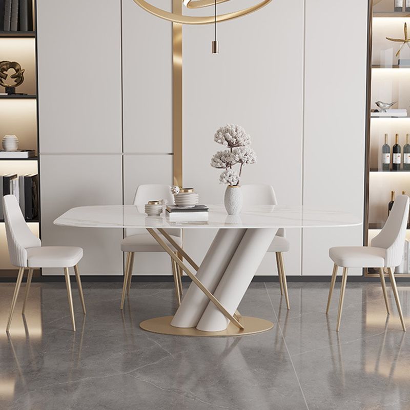 Modern Style Dining Rectangle Table Dining Stone Table for Kitchen