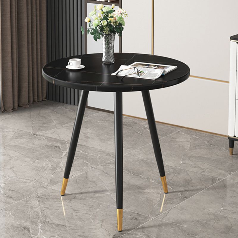Wood Coffee Table Round Minimalist Coffee Table for Living Room
