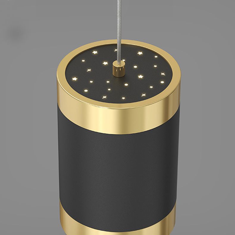 Idées d'éclairage d'île linéaire Pendentif îlot de cuisine en métal moderne