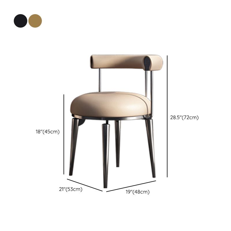 Kitchen Dining Accent Chair Upholstered Armless Dining Chairs