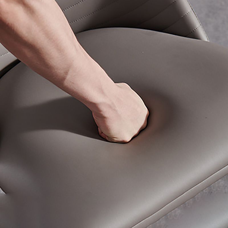 Dining Room Contemporary Dining Chair Upholstered Metal Legs Chair