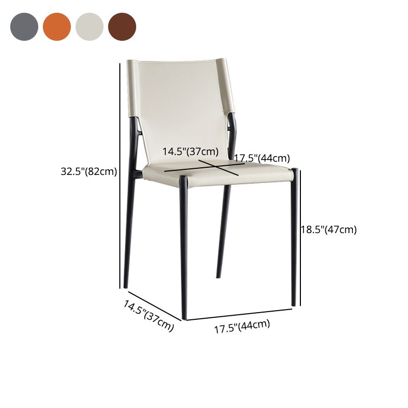 Silla auxiliar para el hogar de estilo moderno, silla de comedor tapizada con respaldo sólido (juego de 2)