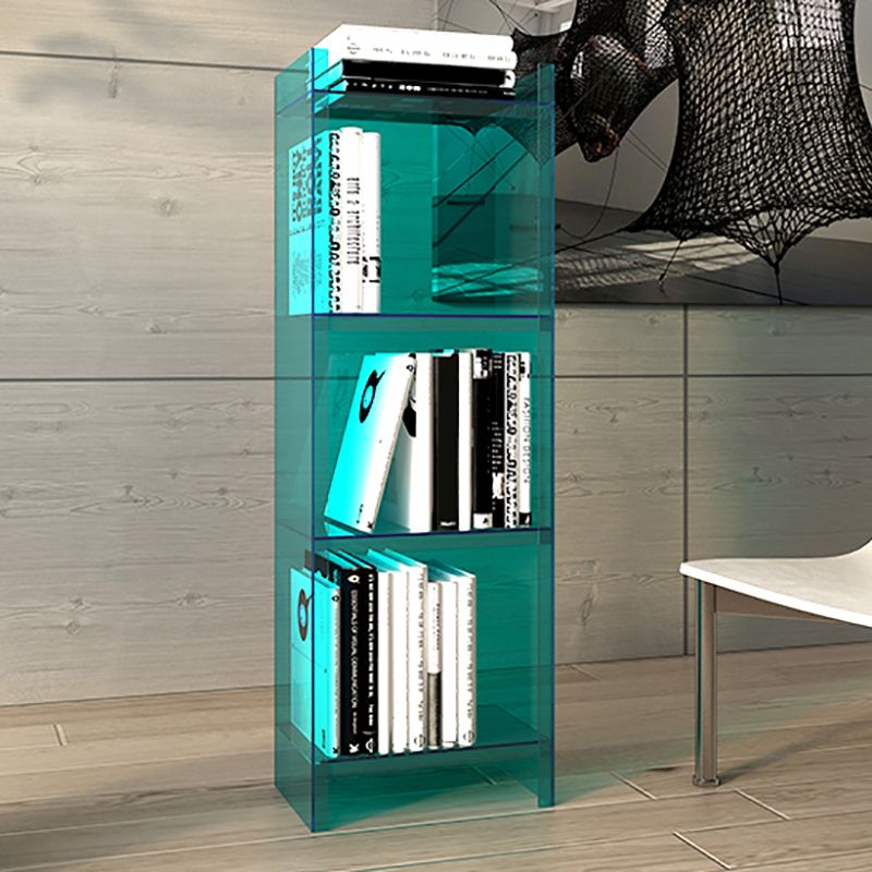 Scandinavian Home Office Bookshelf Acrylic Closed Back Bookcase