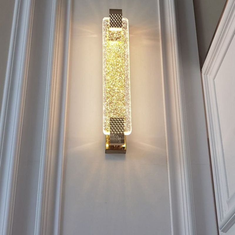 Modern Sconce Light Fixture Crystal Shade Wall Sconce Lighting for Bedroom