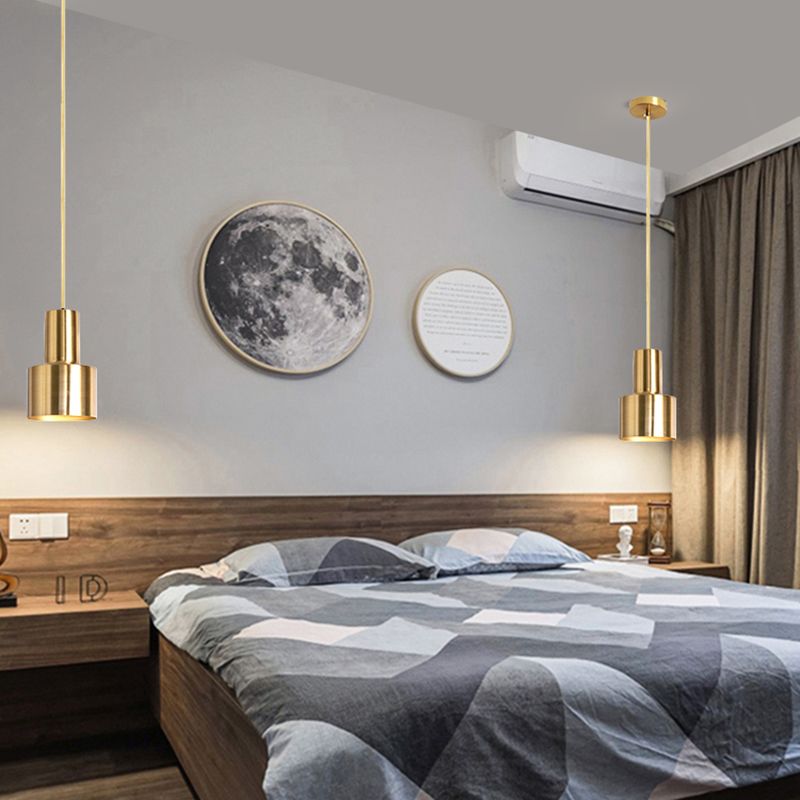 Moderne luxuriöse Einzelheiz -Lichtelektroplate -Metallhängelampe für Innenräume