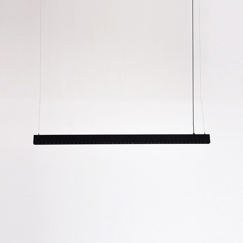 Modernes Rechteckinsel Light Restaurant LED Hängende Leuchten mit Acrylschatten