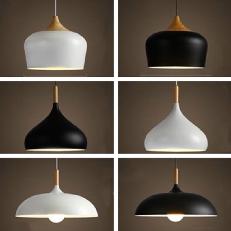 Geometric Shape Metal Hanging Light Modern Style 1 Light Hanging Light Mount Fixtures