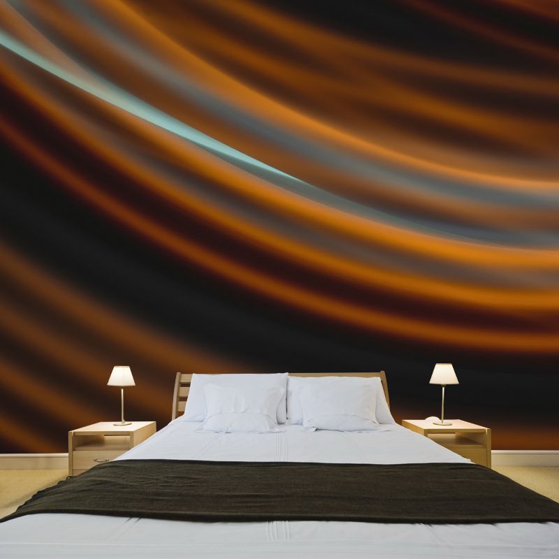 Line Abstraction Wall Covering for Home Decor, Stain Resistant, Made to Measure