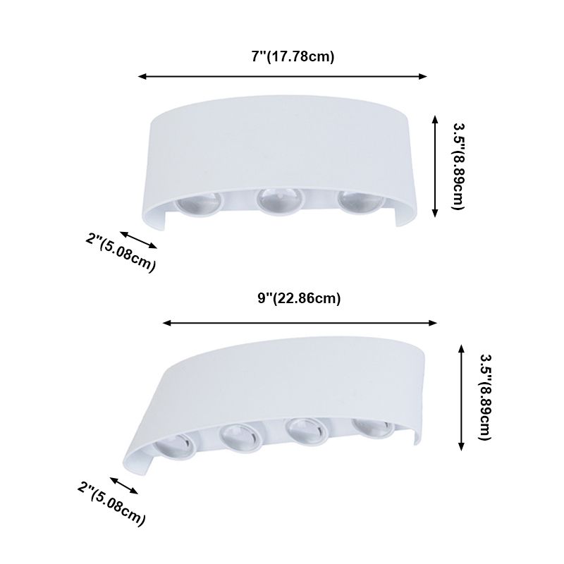 Multi Lights Curve Mur Murd Lampes