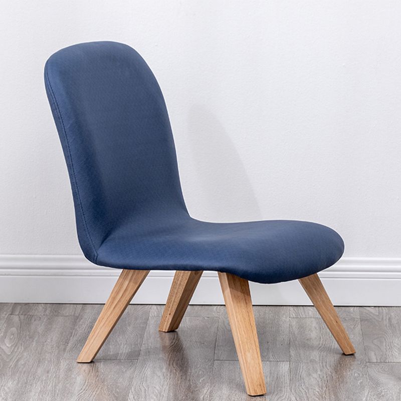 Armless Chair 18.1" L x21.6" W x26.7" H Solid Wood Frame Chair