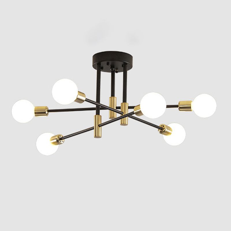 Black Hanging Pendant Lights Modern Metal Hanging Lamps for Living Room