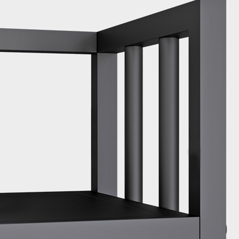 9.84"W Bookshelf Contemporary Style Open Back Bookcase for Home Office