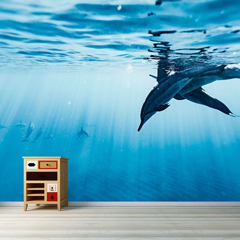 Environment Friendly Resistant Mural Wallpaper Seabed Living Room Wall Mural