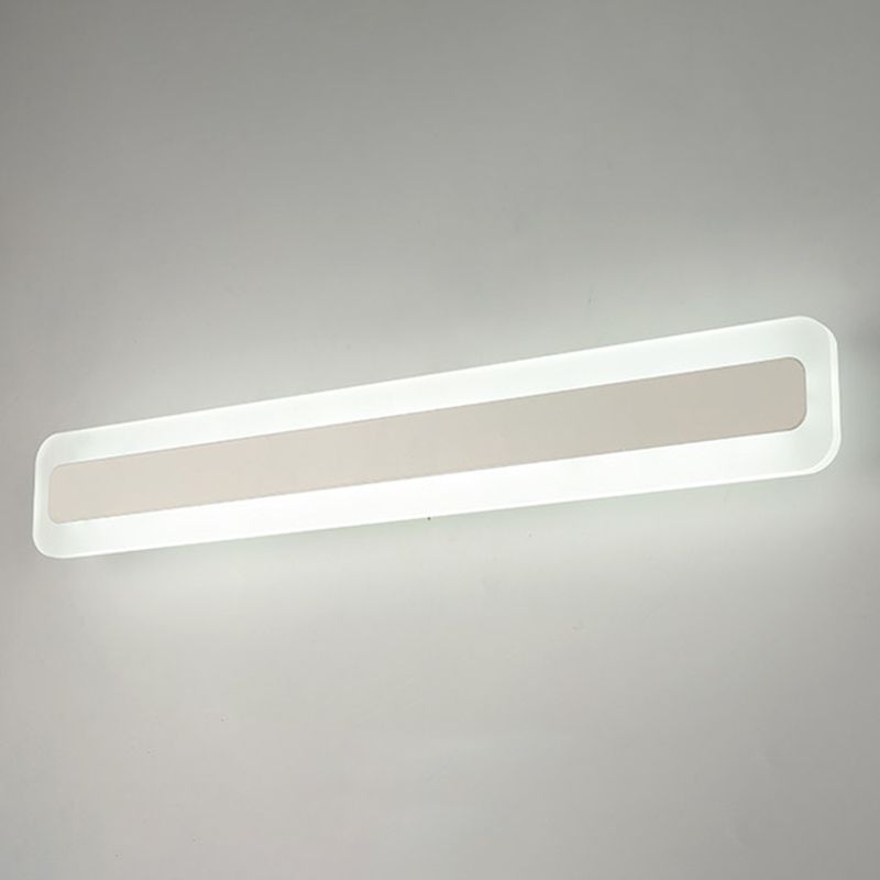 Rechthoekige LED ijdelheid lamp Moderne minimalistische stijl acryl single ijdelheid licht