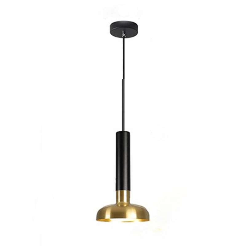 Metal Pot Cover Shade Hanging Lights Modern Style 1 Head Hanging Mount Fixture for Dining Room