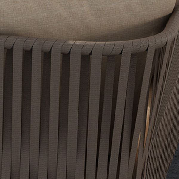 Metal Outdoor Patio Sofa Tropical Patio Sofa Water Resistant