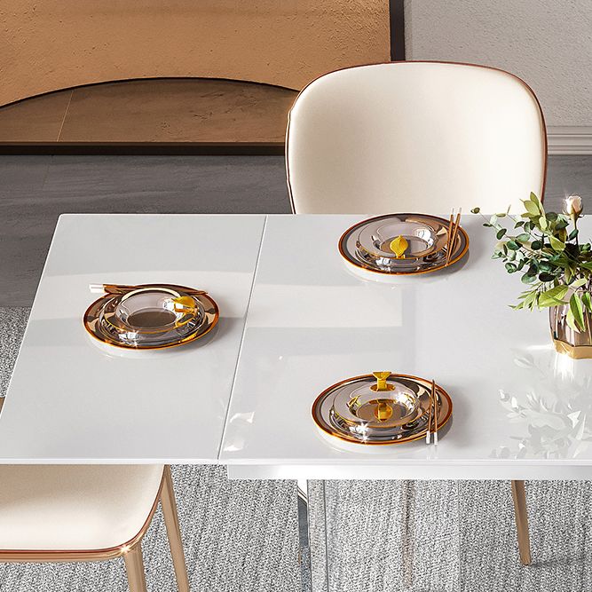 Nordic Glam Style 1/4/5/7Pieces Dining Sintered Stone Dining Table Set for Kitchen