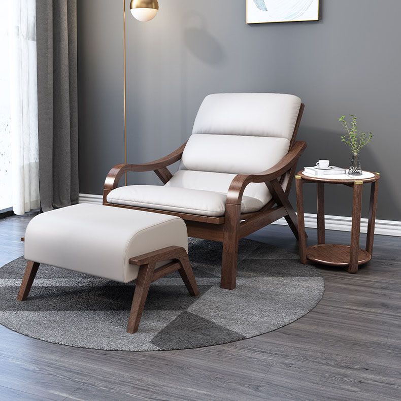 Mid Century Modern Rocking Chair Single Sofa Rocking Chair with Ottoman