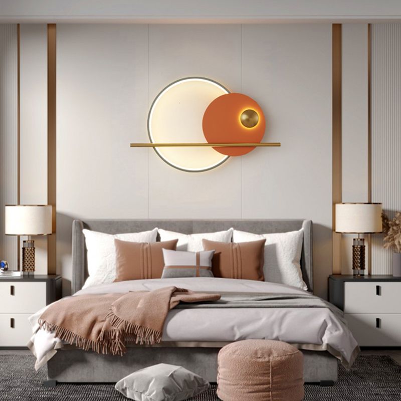 Geometry Shape Metal Wall Lights Modern Style Wall Mount Lighting