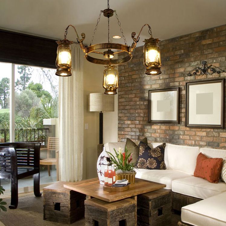 Accesorio de techo industrial Bar de colgante múltiple de luz múltiple luz de restaurante Light