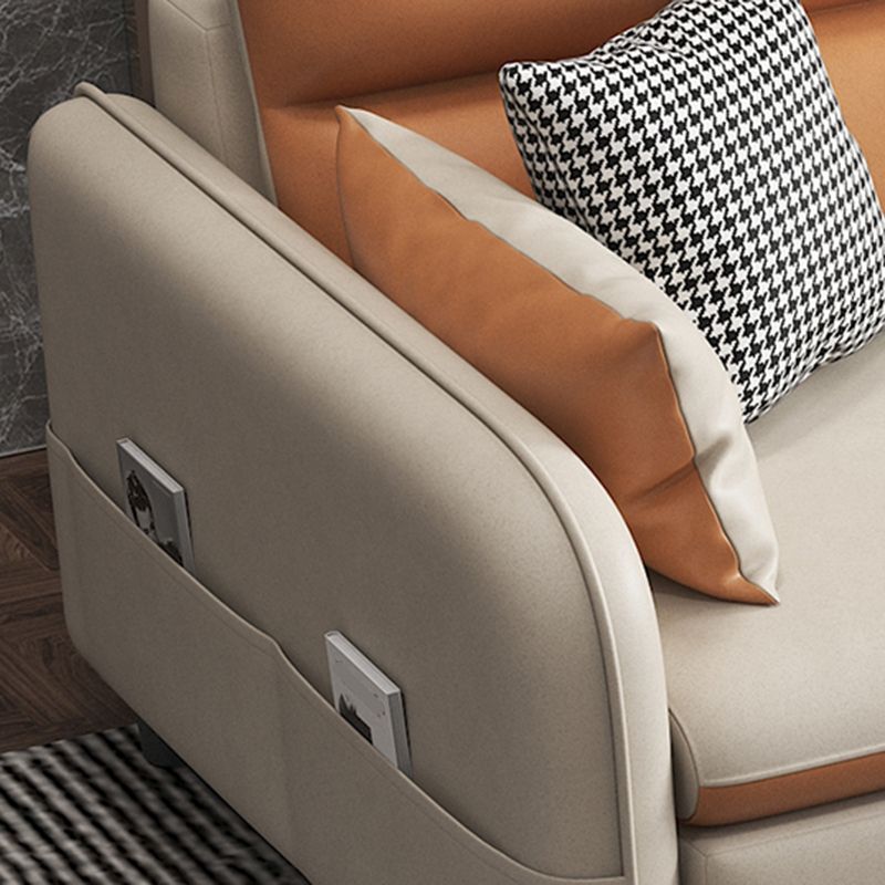 102.36" D x 62.99" W x 29.53" H Fabric Left Orientation Sofa with Storage