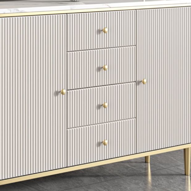 Contemporary Sideboard Cabinet White Sideboard Table with Drawers