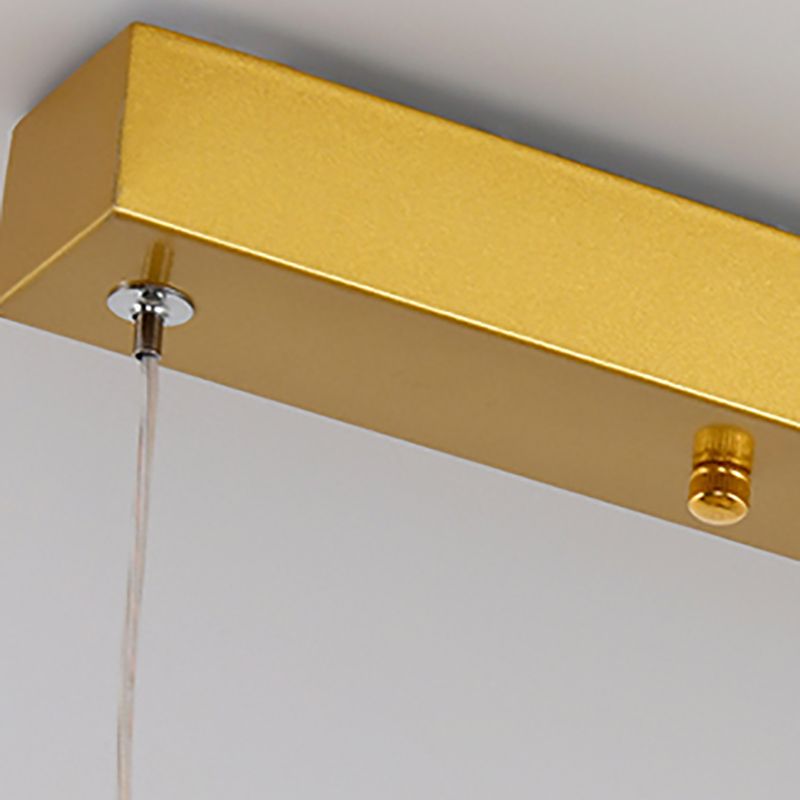 Colgante moderno de la isla de aluminio en la isla LED para comedor