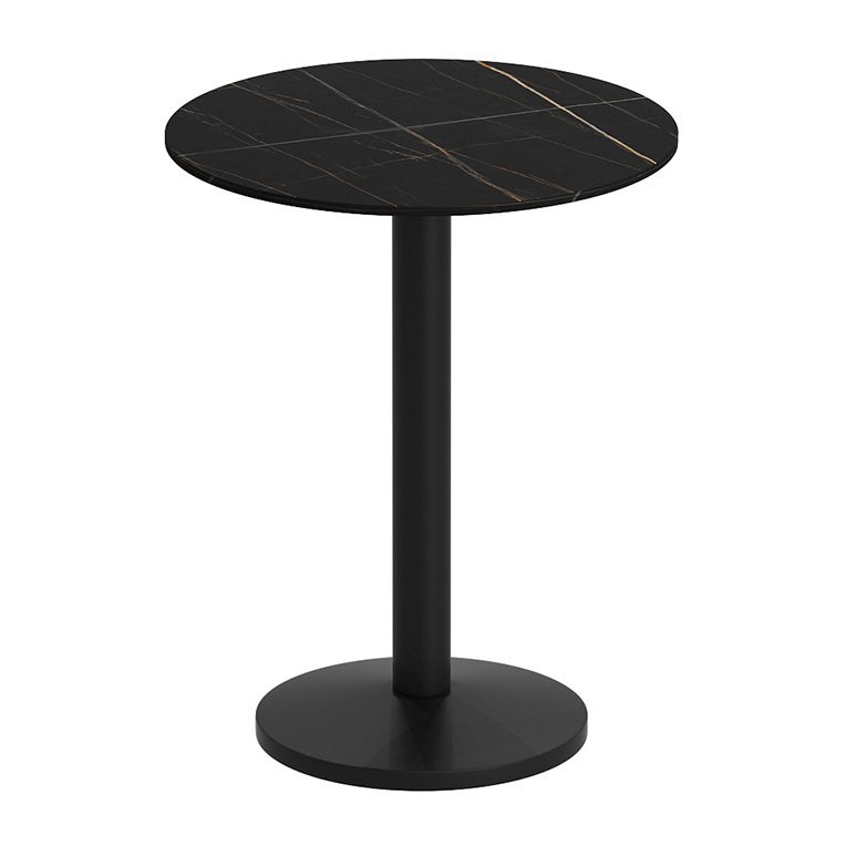 Industrial Sintered Stone Dinner Room Kitchen Table Black Table for Dining Room