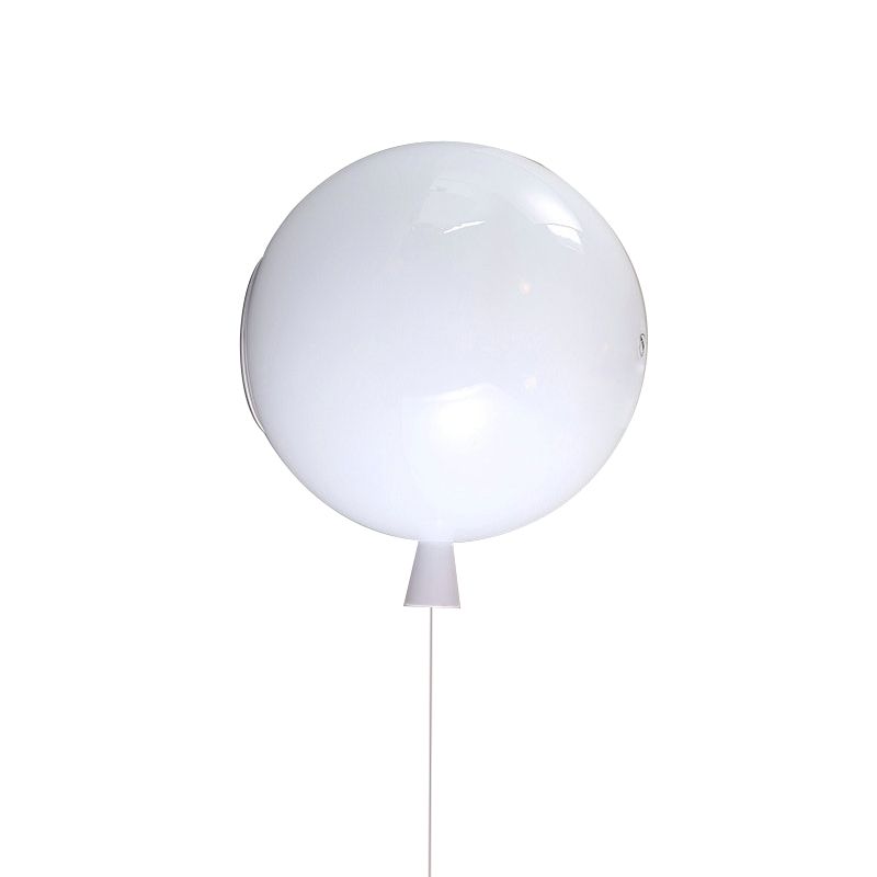 Kreativer ballonförmiger Wandleuchten One Lampen -Glas -Wandleuchte für Baby Schlafzimmerkorridor