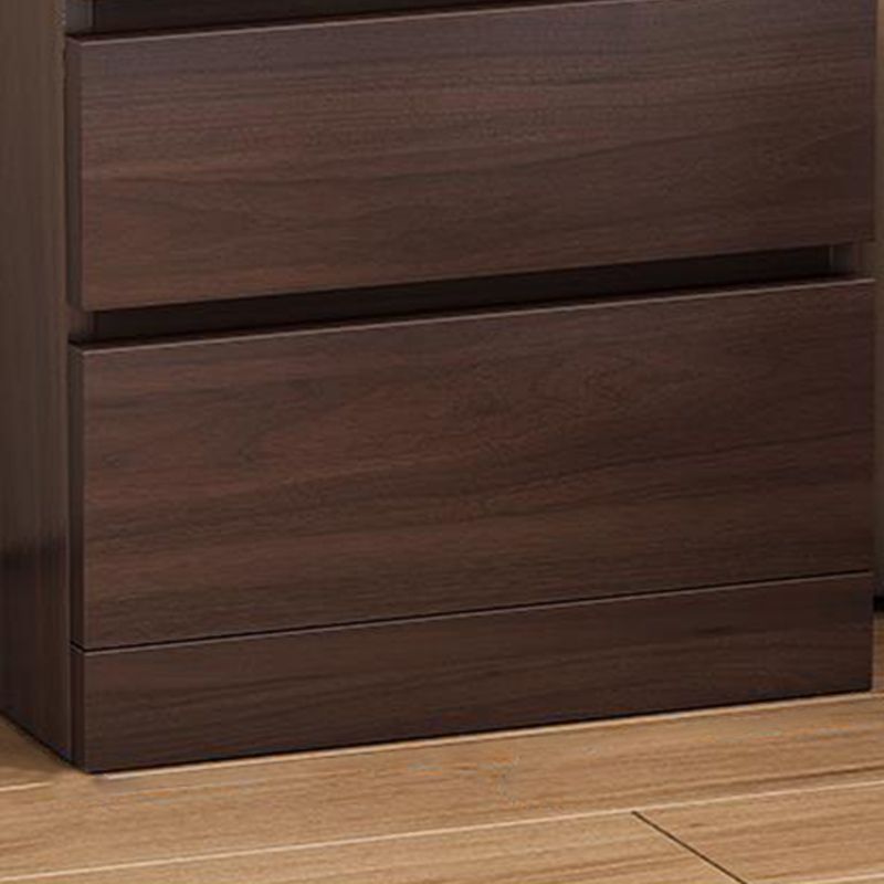 Ultra-Modern Lingerie Chest Wood Vertical Storage Chest with Drawers for Bedroom