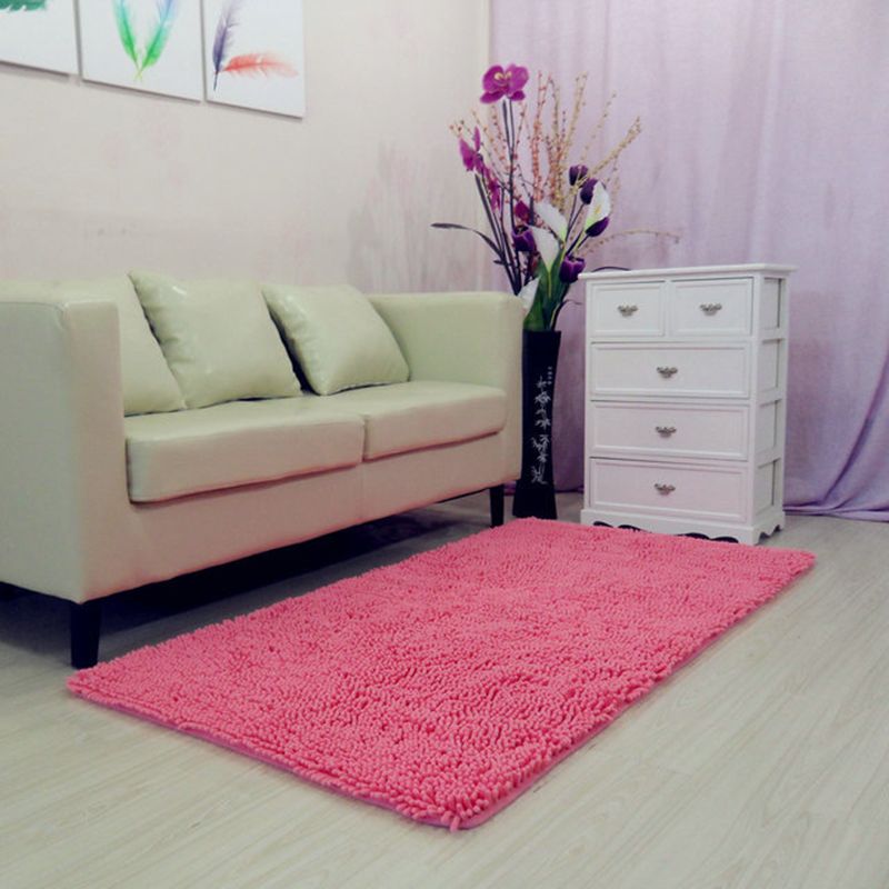 Tappeto casual multicolore in cotone miscela area di colore solido tappeto non slip per animali domestici tappeti per la lavabile per camera da letto