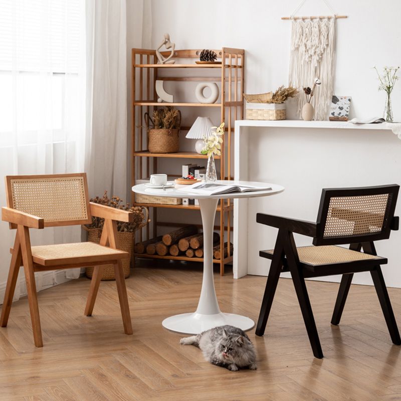 Dining Room Side Chairs Modern Rubber Wood Kitchen Chair for Home