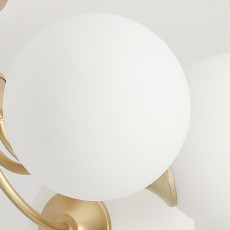 Modern Simple Iron Ceiling Light Ball Shape Ceiling Lamp for Living Room