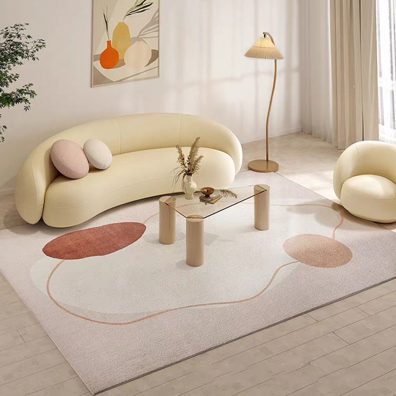 Hellblauer nordischer Teppichpolyester Farbe Klumpen Teppichwaschmaschine für Salon