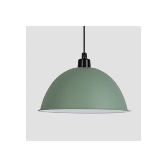 Nordic Stylish Bowl Hanging Light Single Light Aluminum Pendant Lamp for Gallery Cafe