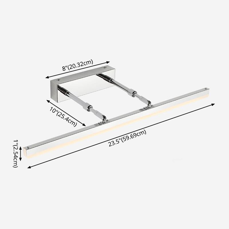 Nordic Style Armed Wall Sconce Lighting Metal LED Bathroom Wall Mounted Lighting