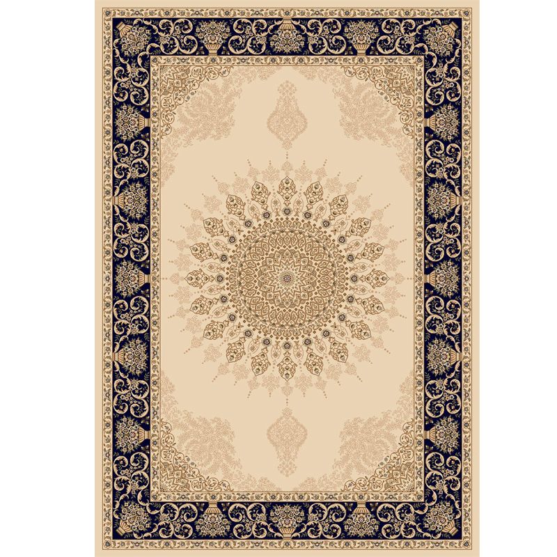 Southwestern Geo Rug Multi Color Synthetics Indoor Rug Pet Friendly Non-Slip Washable Area Carpet for Parlor