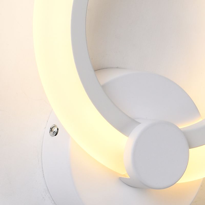 Modern Style Geometric Sconce Light Fixtures Metal 1 Light Wall Mounted Lighting