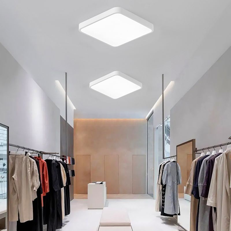 Plafoniera a LED Geometry Apparecchio di illuminazione da incasso con semplicità contemporanea