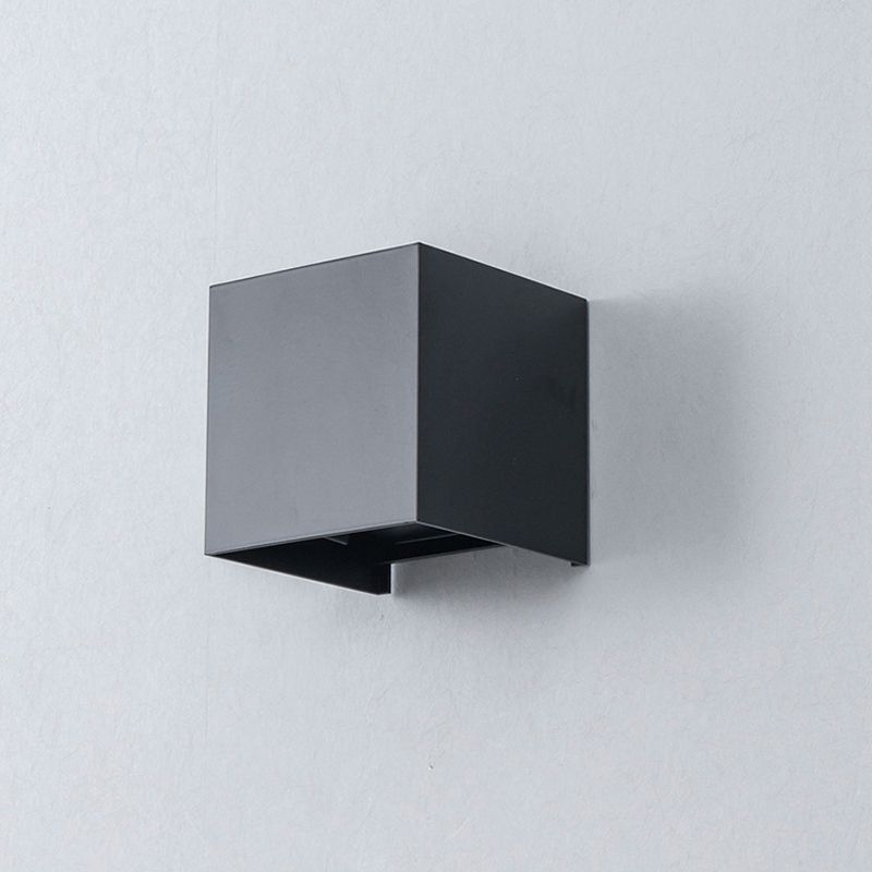 Metal Geometric Wall Light Sconces Minimalism 1 Light Wall Mounted Lamp