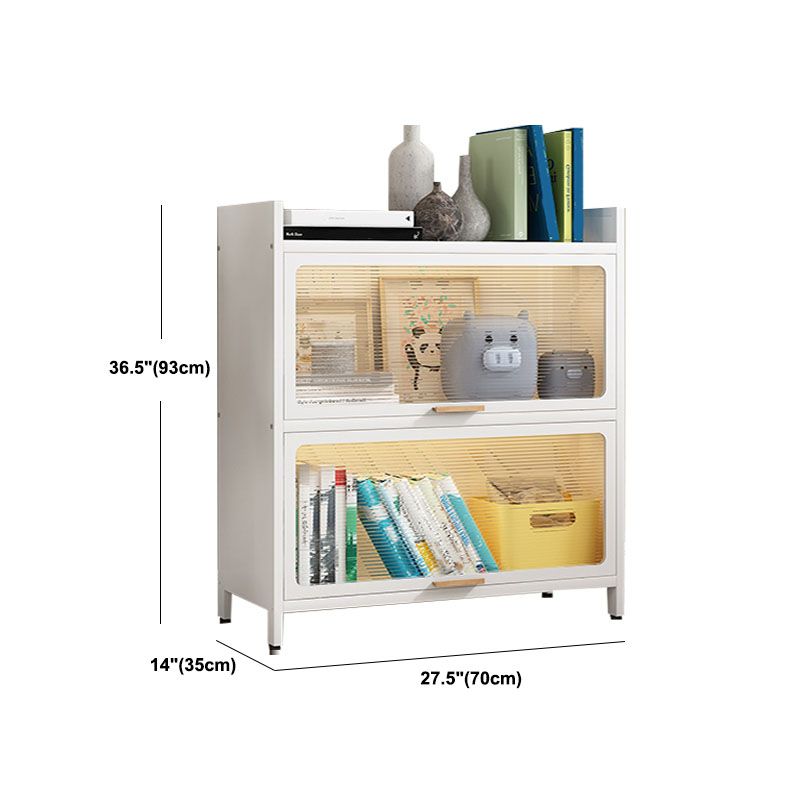 Standard Shelf Bookcase Contemporary Steel Bookcase for Study Room