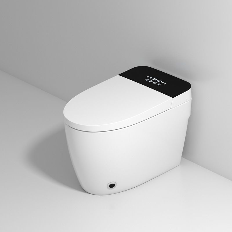 Modern Elong Toilet Bowl Siphon Floor Mount Toilet with Seat for Bathroom