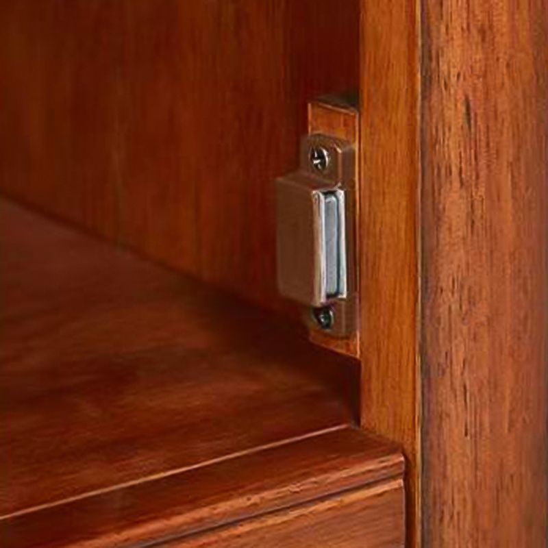 Holzkostenbuchbuch für zeitgenössische geschlossene Bücherregal mit Türen für das Heimbüro