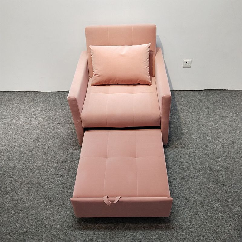 Recessed Arms Futon Sofa Bed Pillow Included Cushion Back Sleeper Sofa