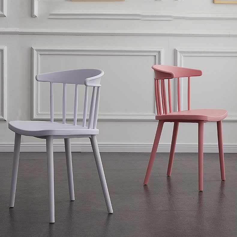 Sillas modernas que cenan las sillas sin brazos con las piernas plásticas para la cocina