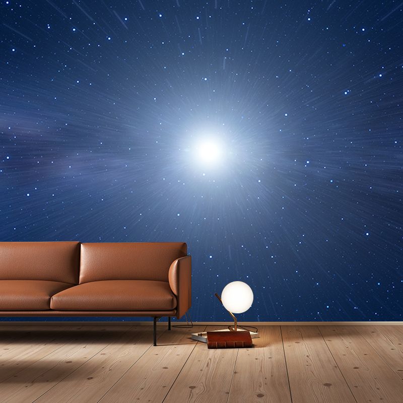 Outer Space Sky Mural Wallpaper for Dining Room Universe Wall Art, Waterproofing