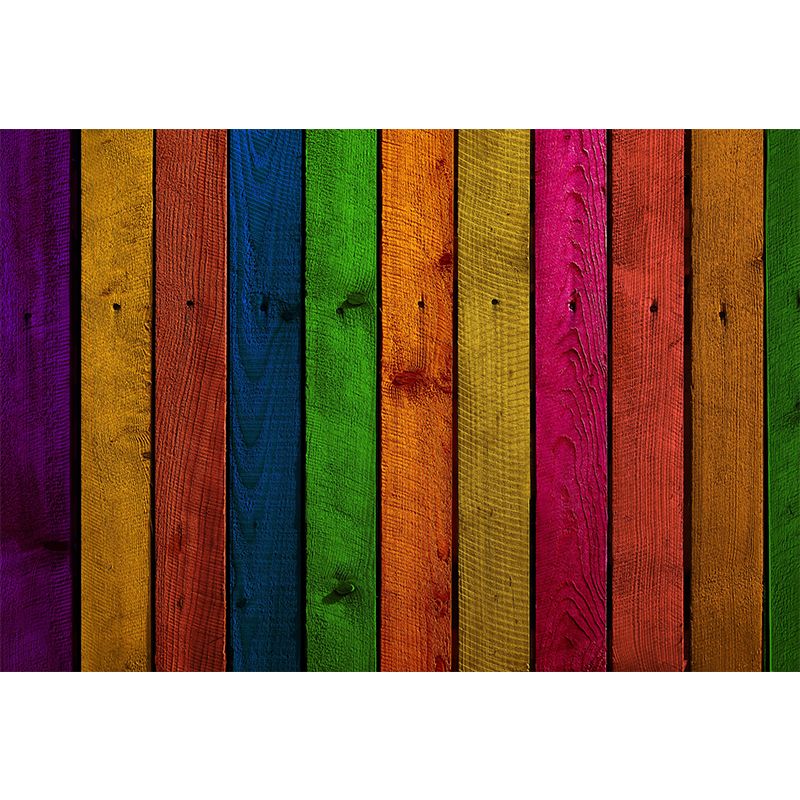 Wood Texture Mural Wall Decals Home Decoration Living Room Wall Decor in Light Color