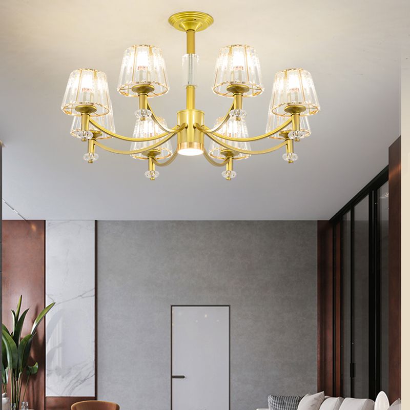 American Glass Chandelier Multi Light Chandelier Pendant for Dining Room