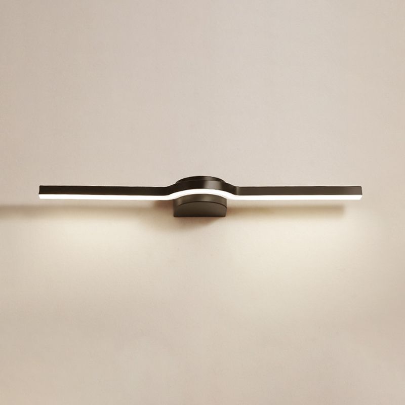 Metal Thin Vanity Wall Sconce Modern Style 1 Light Vanity Lighting Fixtures